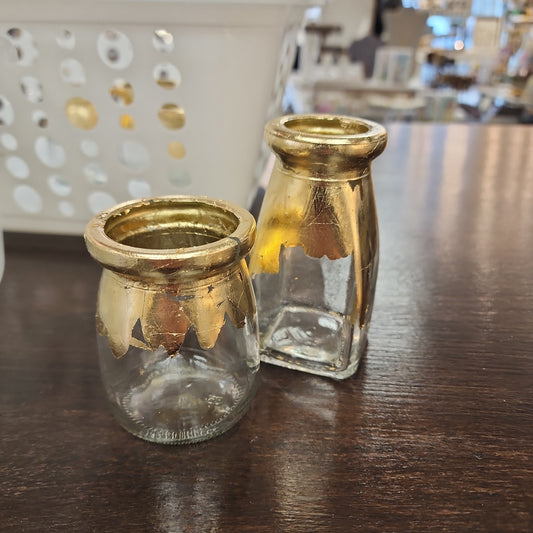 Gold Leaf Jar
