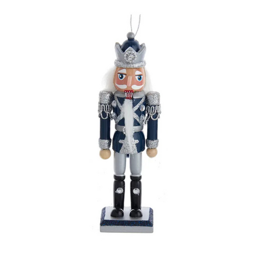 Ornament Nutcracker King Glitter & Gem 6"