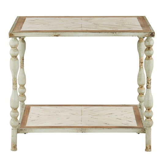 Table Accent Trevor White & Gold