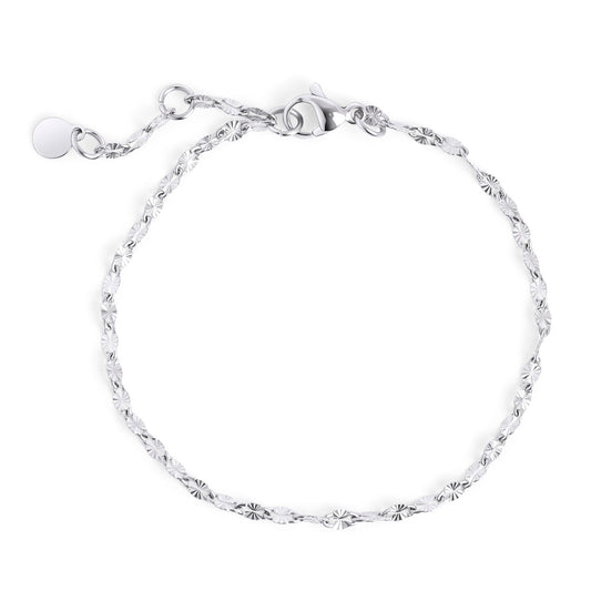 Bracelet Minerva Chain Silver 6.5 in