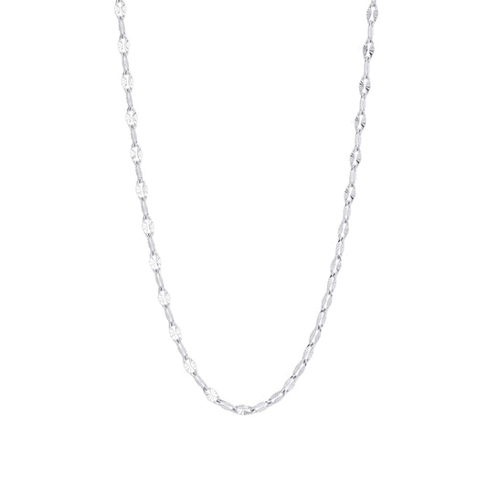 Necklace Minerva Chain Silver 18 in