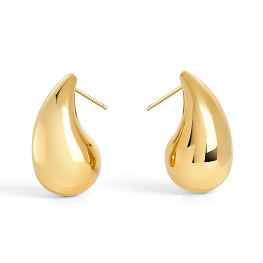 Earrings Hoop Selena Gold 25 mm