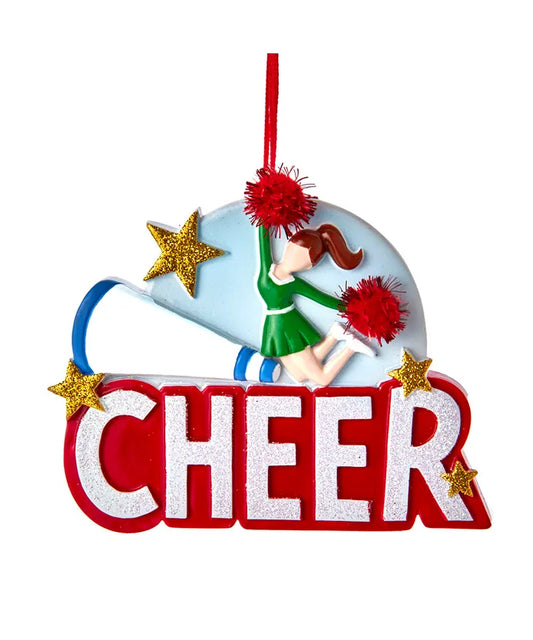 Ornament Cheer Personalization 2.75"