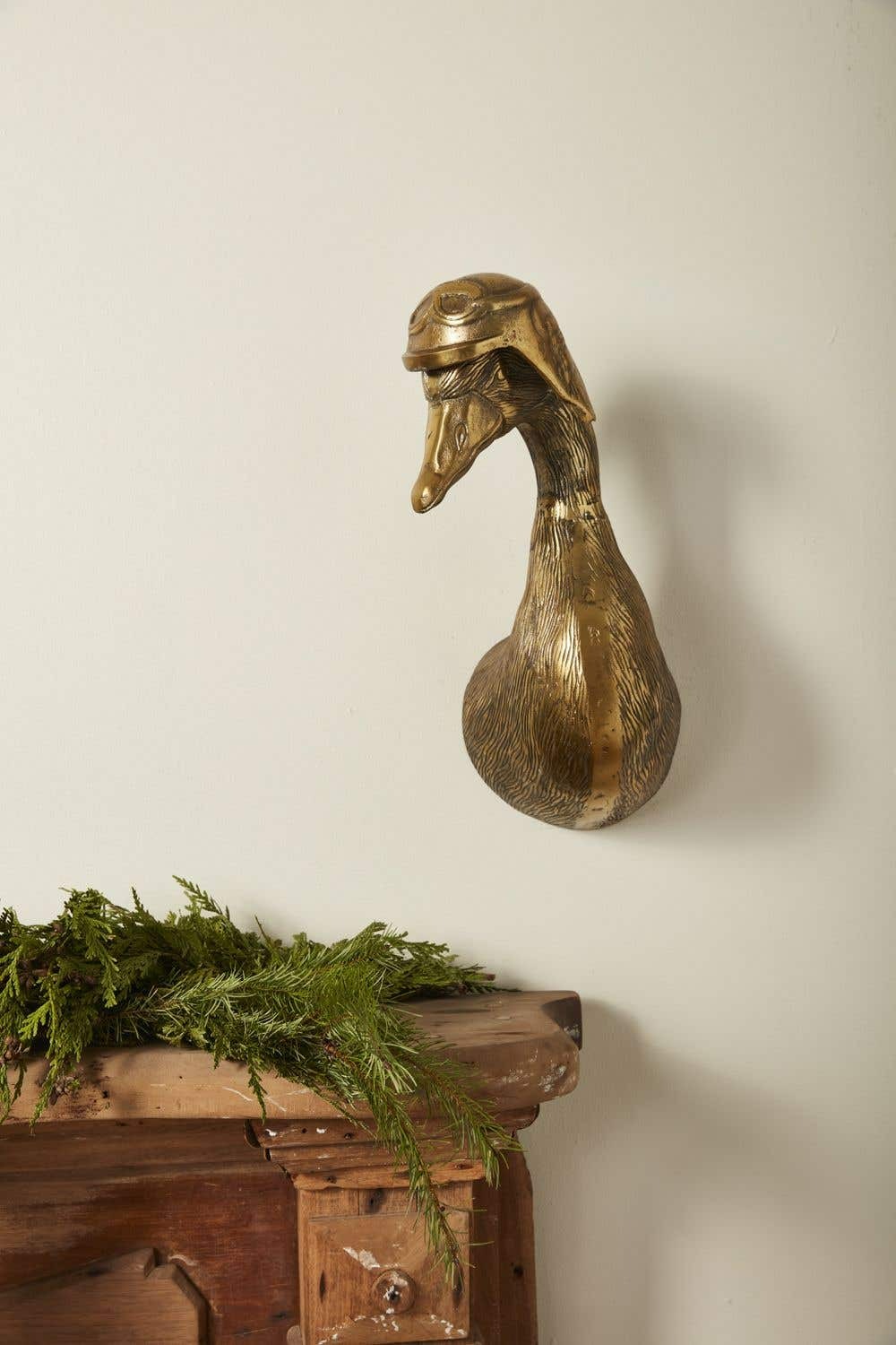 Wall Art Mount Metal Goose