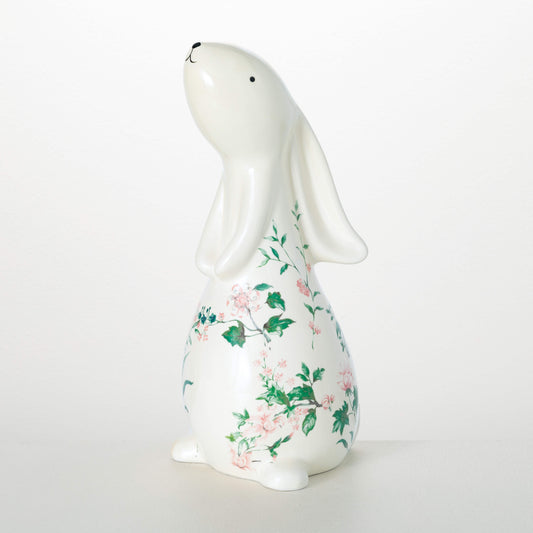 Figurine Bunny Floral Daisy