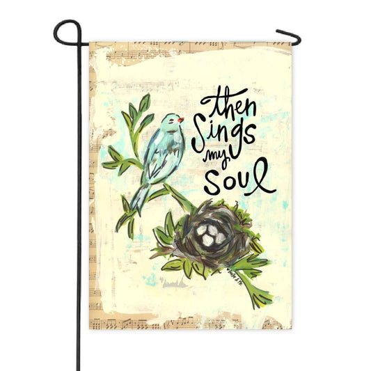 Garden Flag Then Sings my Soul Bird