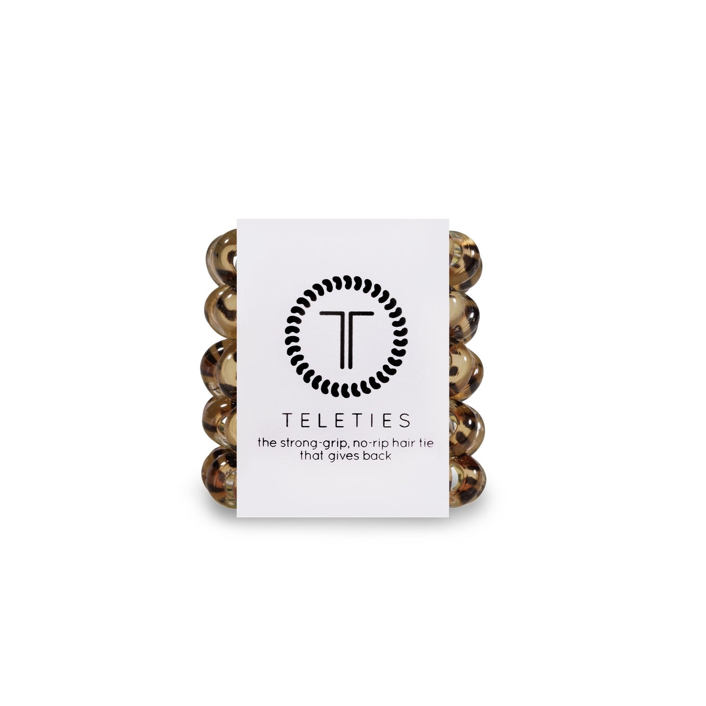 Teleties No Rip Hair Ties, Tiny, Leopard