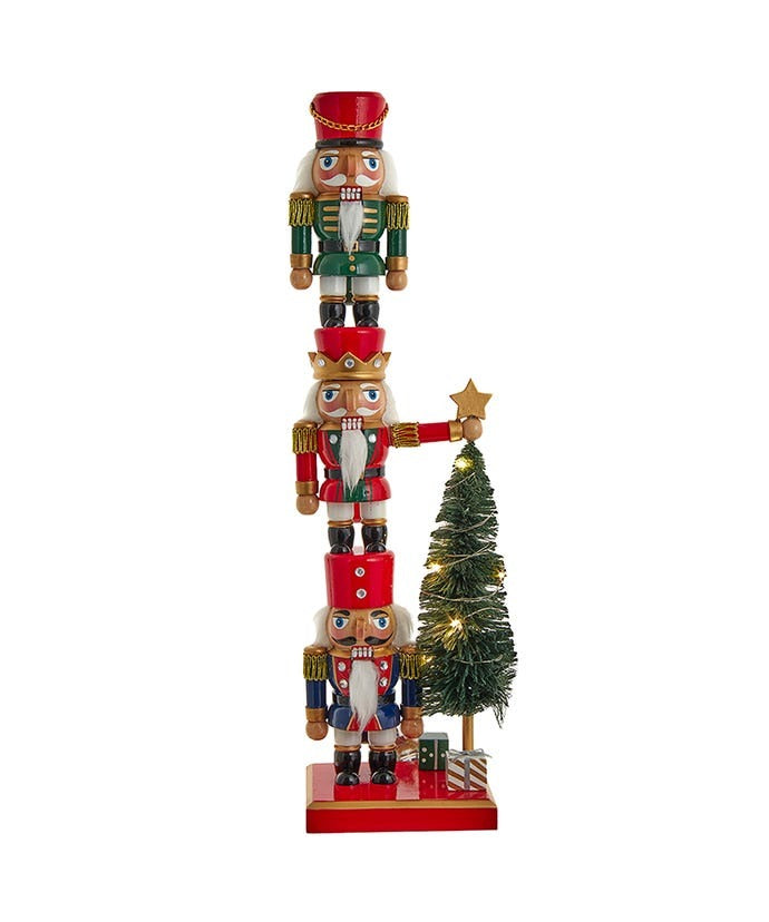 Nutcracker with Tree Battery Operated