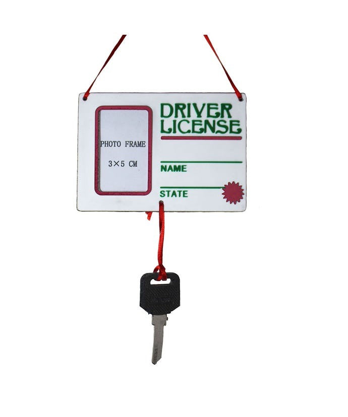 Ornament Drivers License Personalized 5"