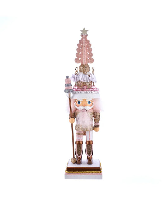 Nutcracker Hollywood Pink Ballet with Tree 17.5"