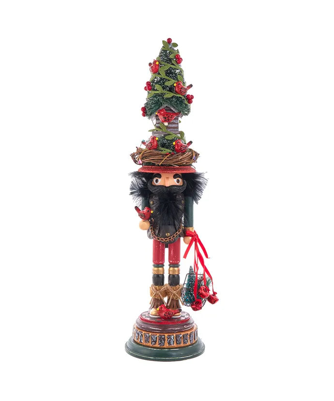 Nutcracker Hollywood Cardinal In Tree Hat 19.5"