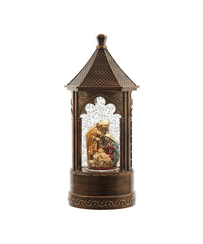 Lantern Water Motion Nativity 11.5"