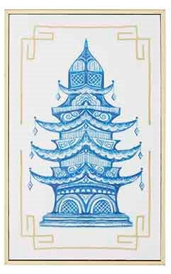 Art Pagoda Blue Livia Small