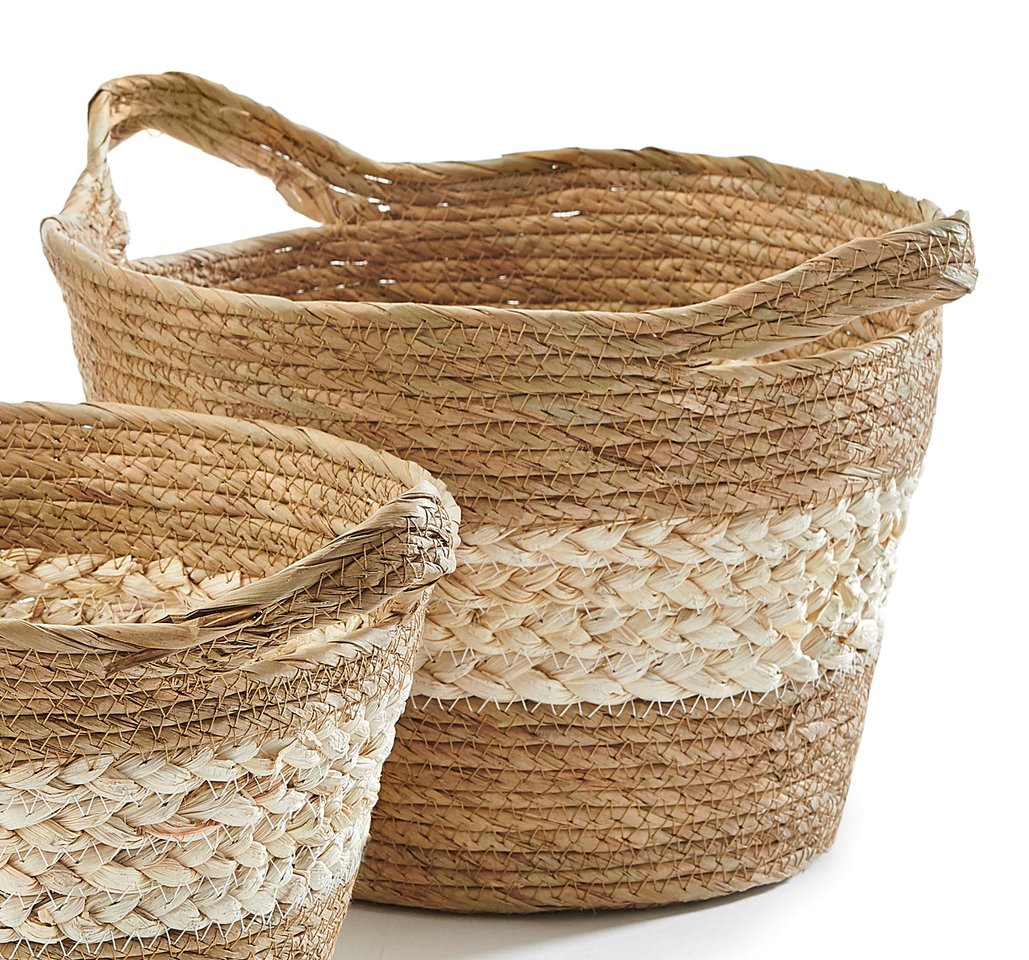 Basket Tan Natural Medium