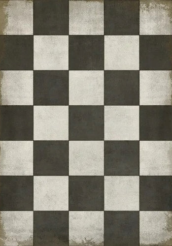 Vintage Vinyl, Pattern 07, Checkered Past, 43 x 60