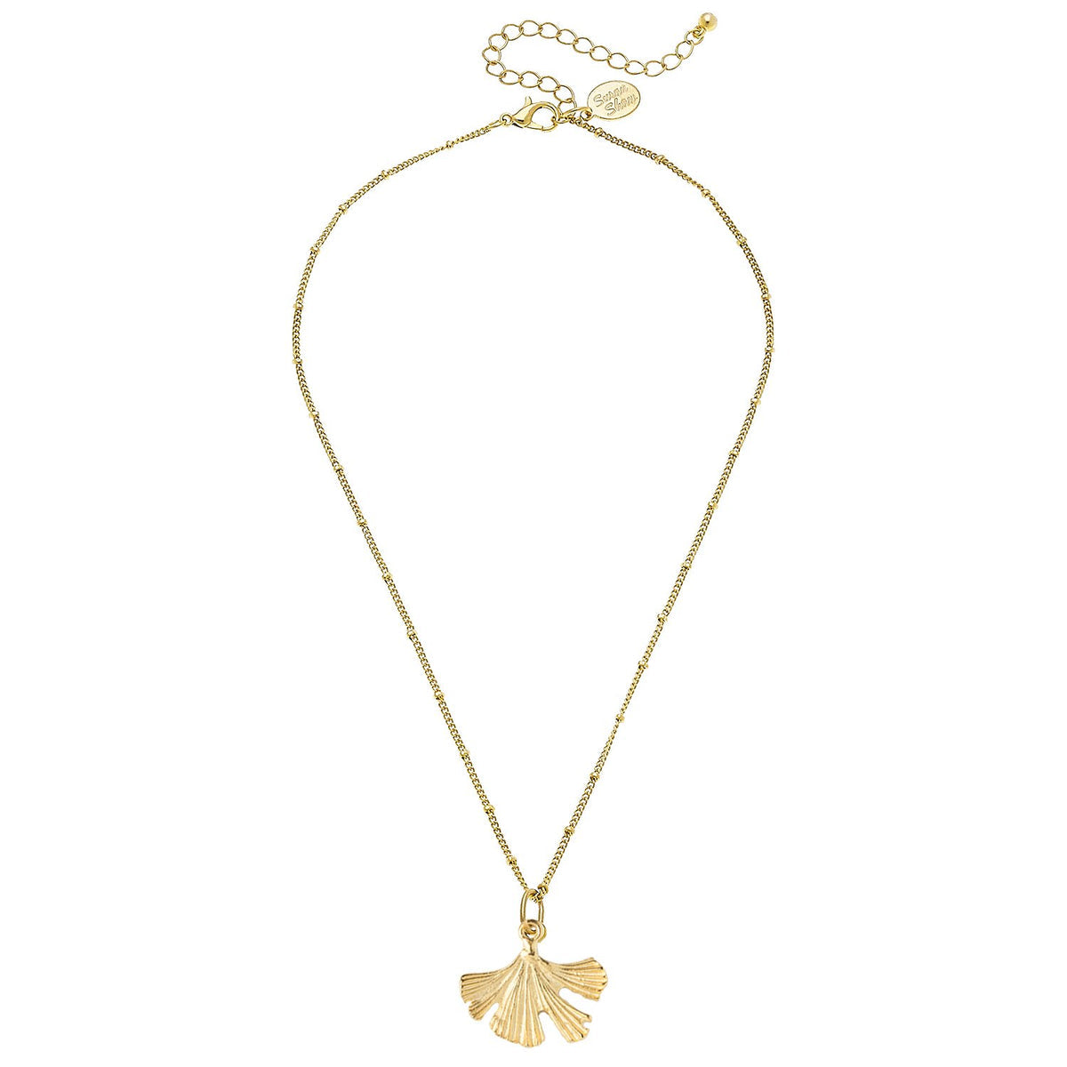 Necklace Dainty Ginkgo