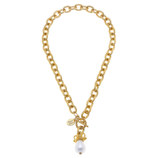 Necklace Pearl Drop