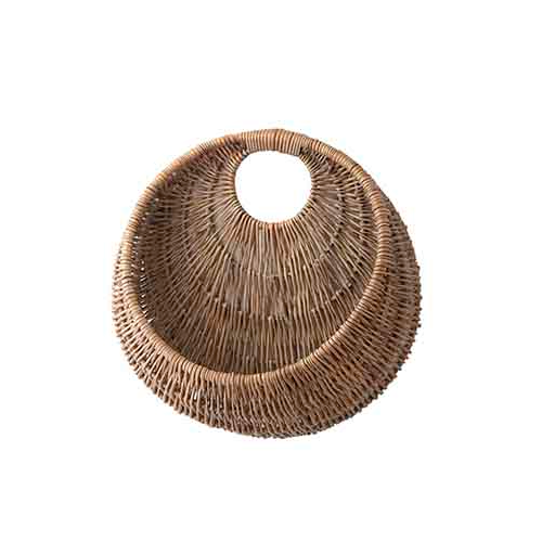 Basket Crescent Woven Large