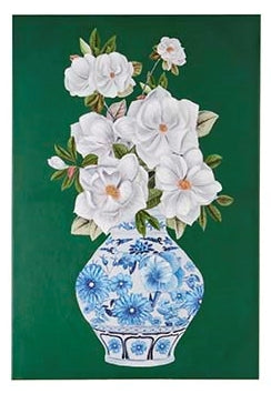 Art Magnolias Chinoiserie Vase Olivia Canvas