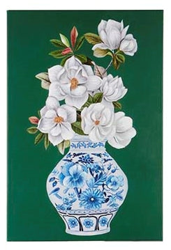 Art Magnolias Chinoiserie Vase Emma Canvas