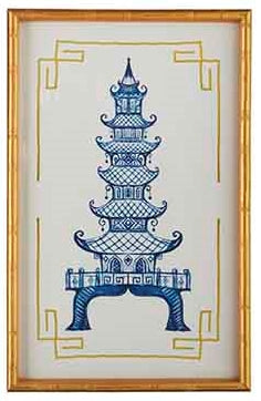 Art Pagoda Blue Celia Large