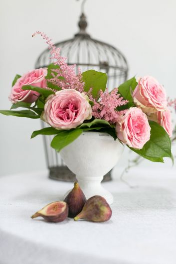 Bowl Pedestal White Compote Small