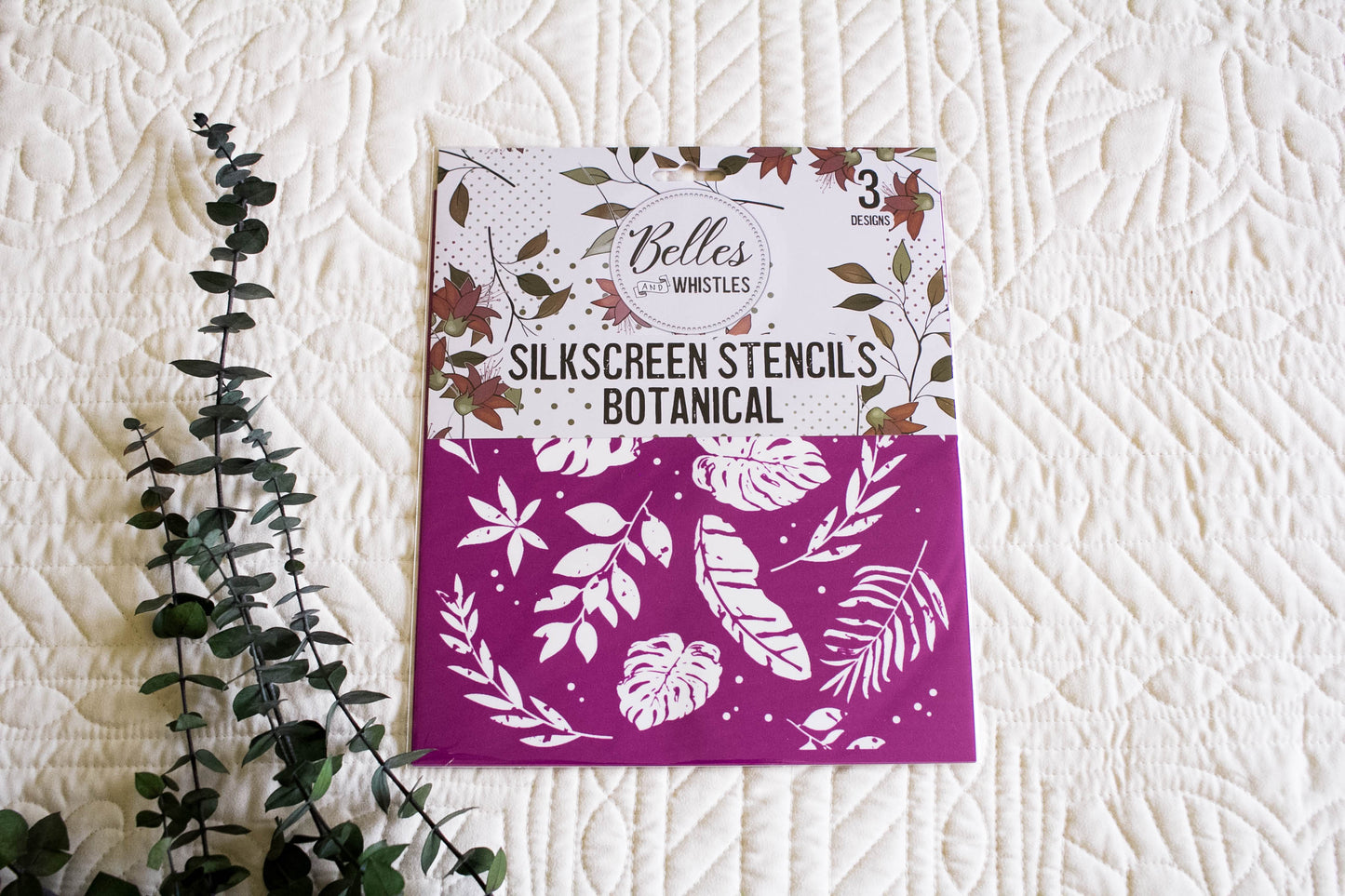 Silkscreen Stencil, Botanical