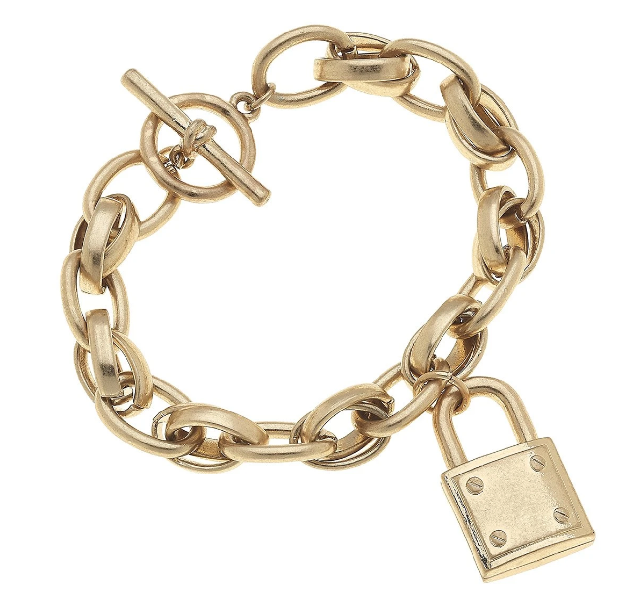 Brandi Padlock Chain Bracelet