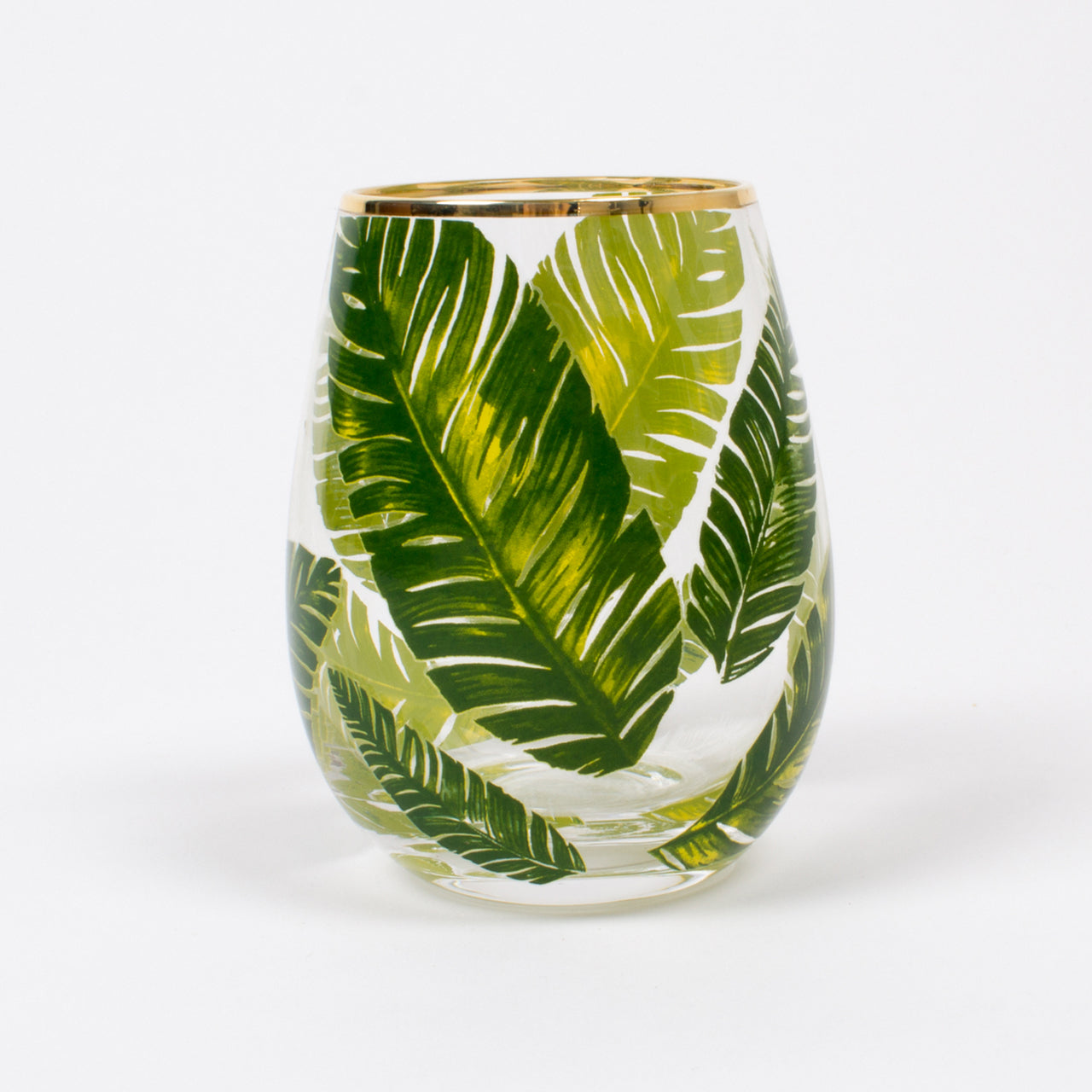 Wine Glass Stemless Palm