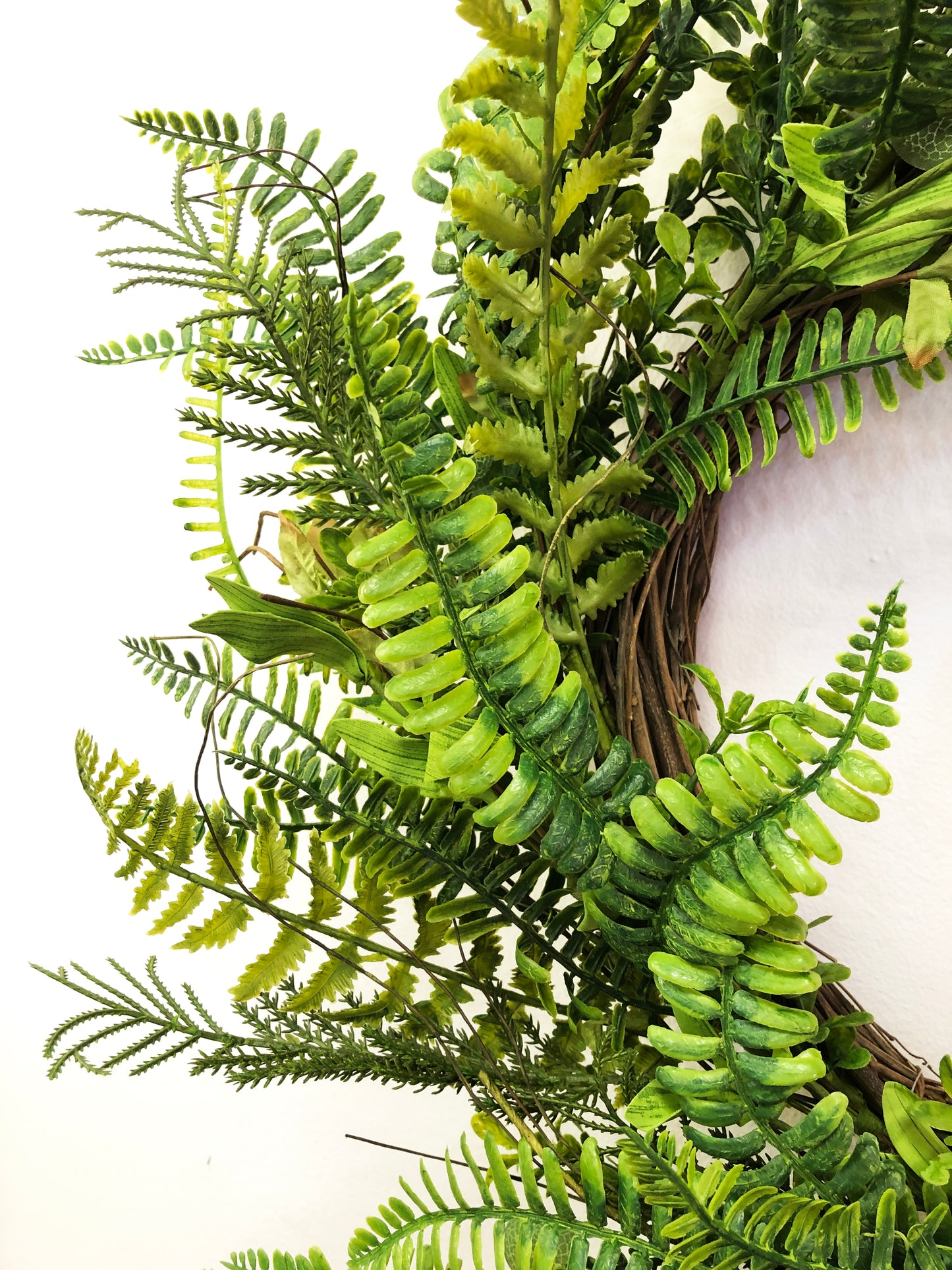 Wreath Faux Ferns