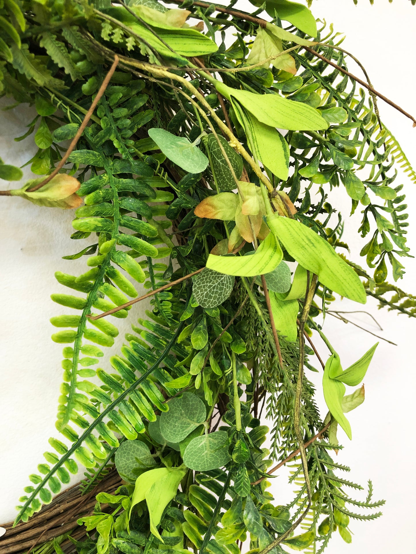 Wreath Faux Ferns