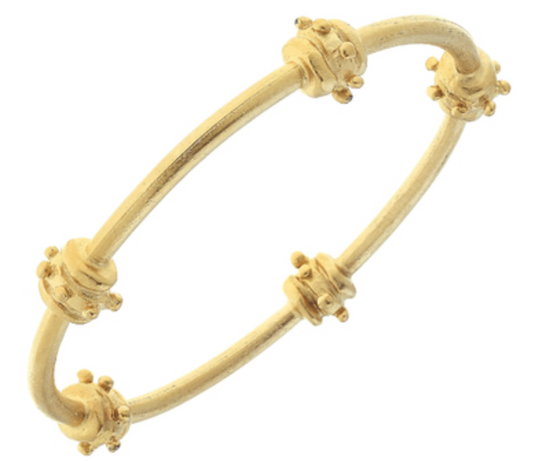 Bracelet Bangle Gold Bead