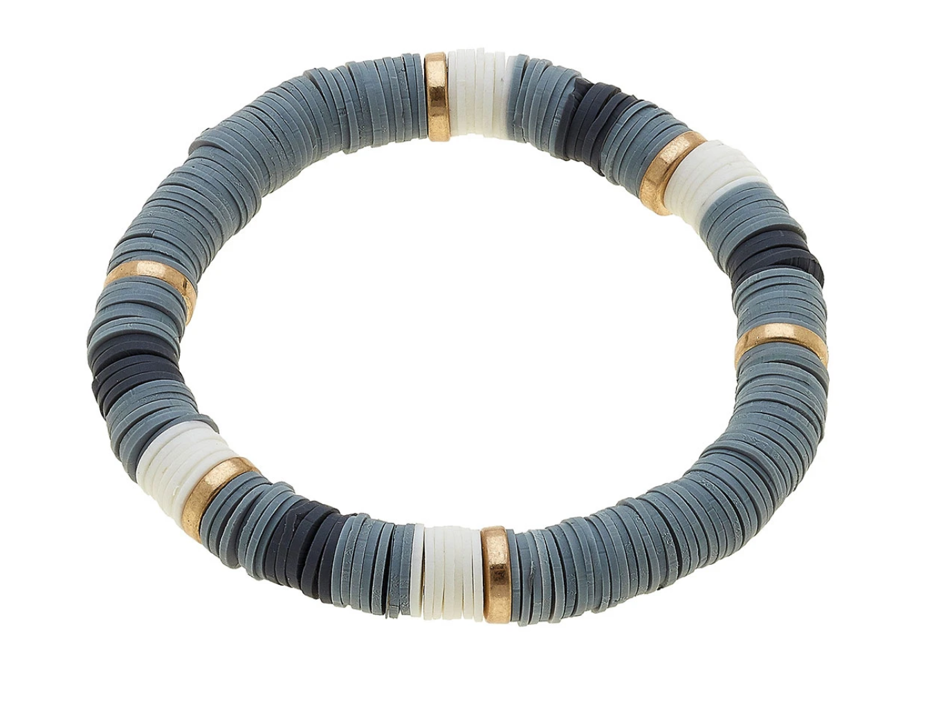 Emberly Gray Color Block Bracelet