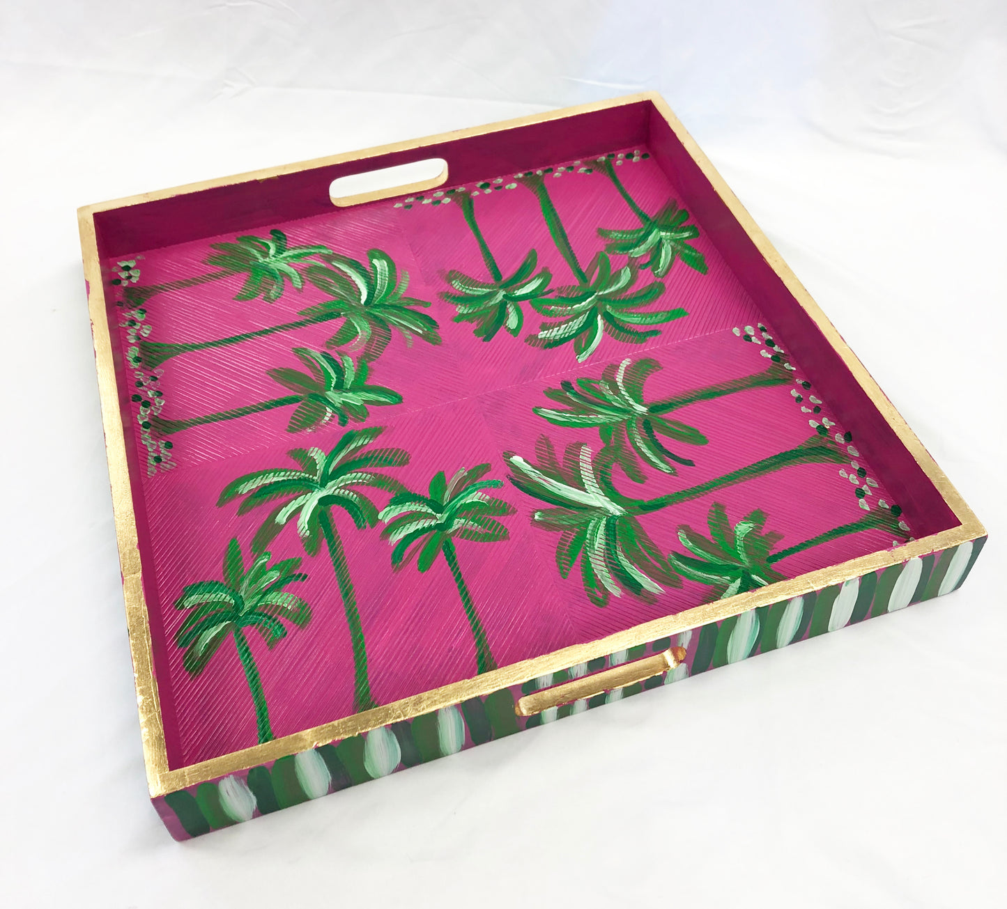 Pink Palm Tray