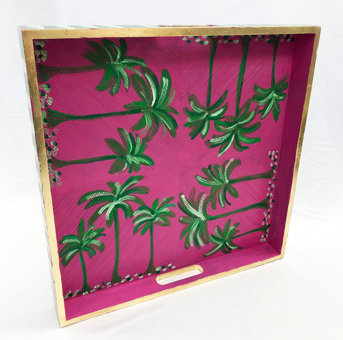 Pink Palm Tray