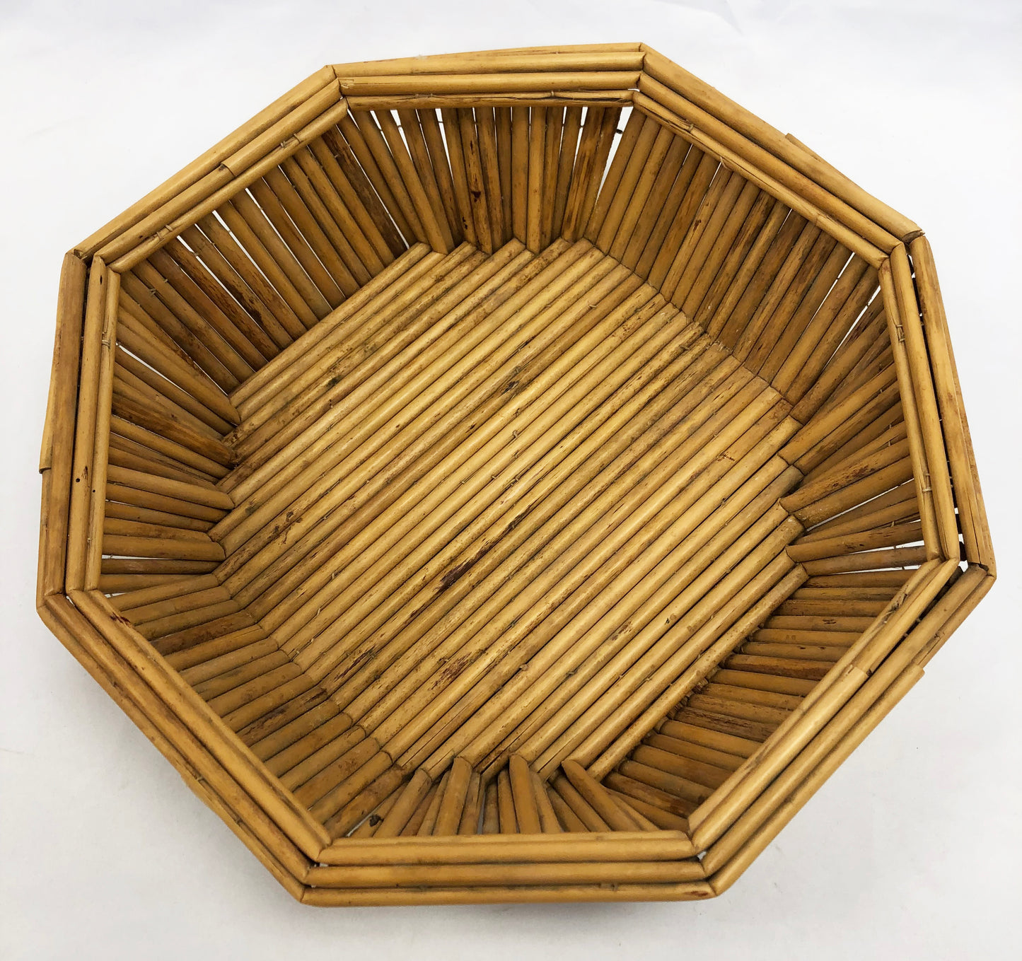 Bamboo Octagon Basket