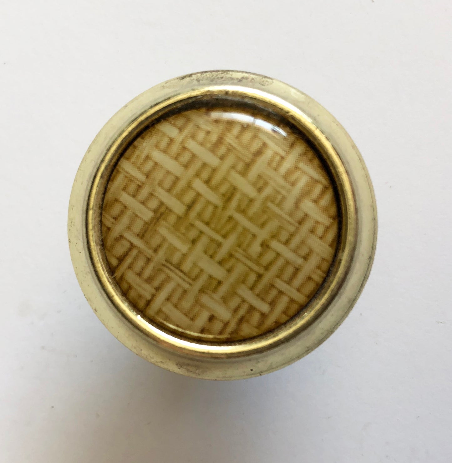 Polished Brass Inset Knobs