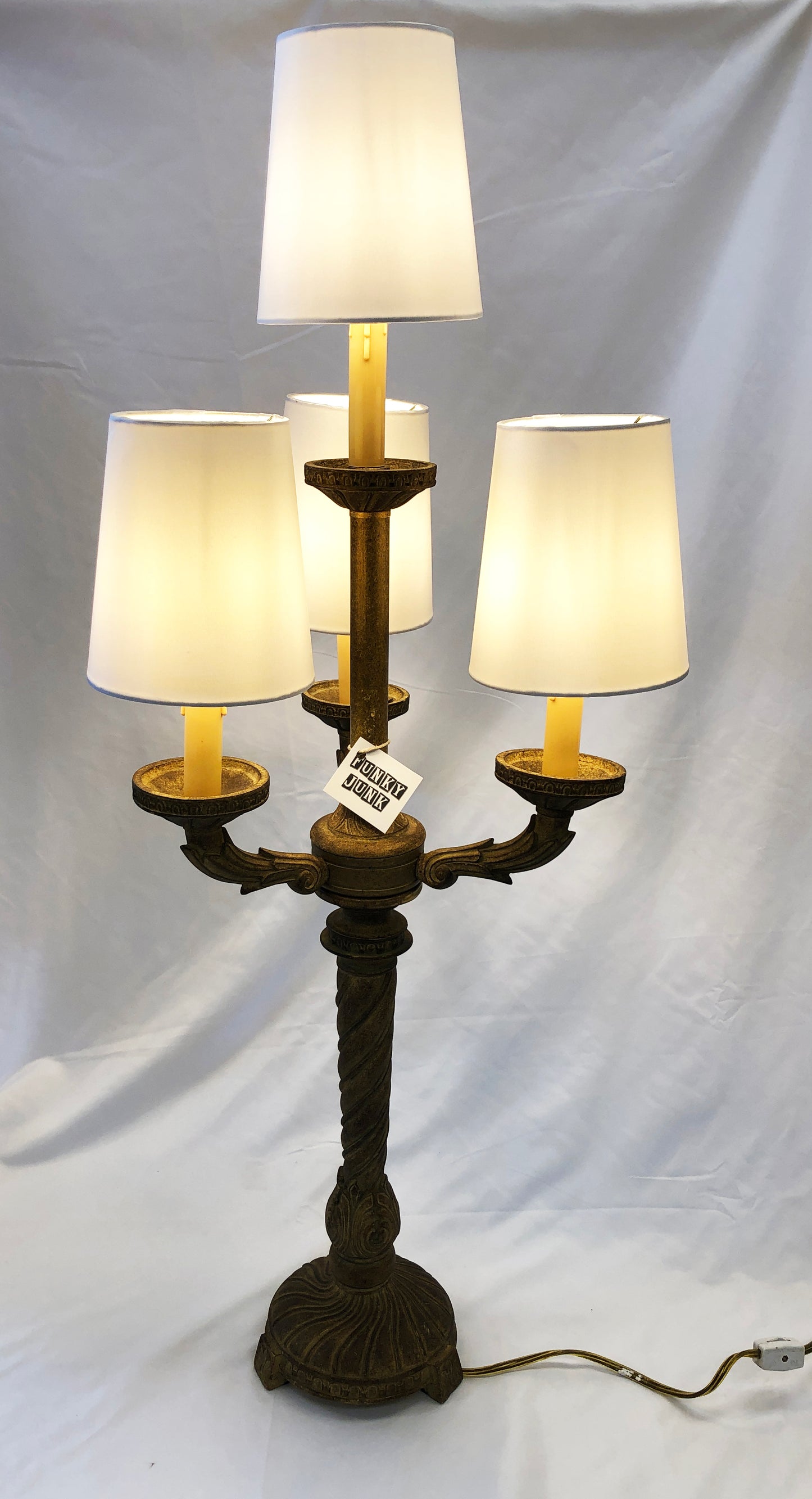 Vintage Candelabra Lamp