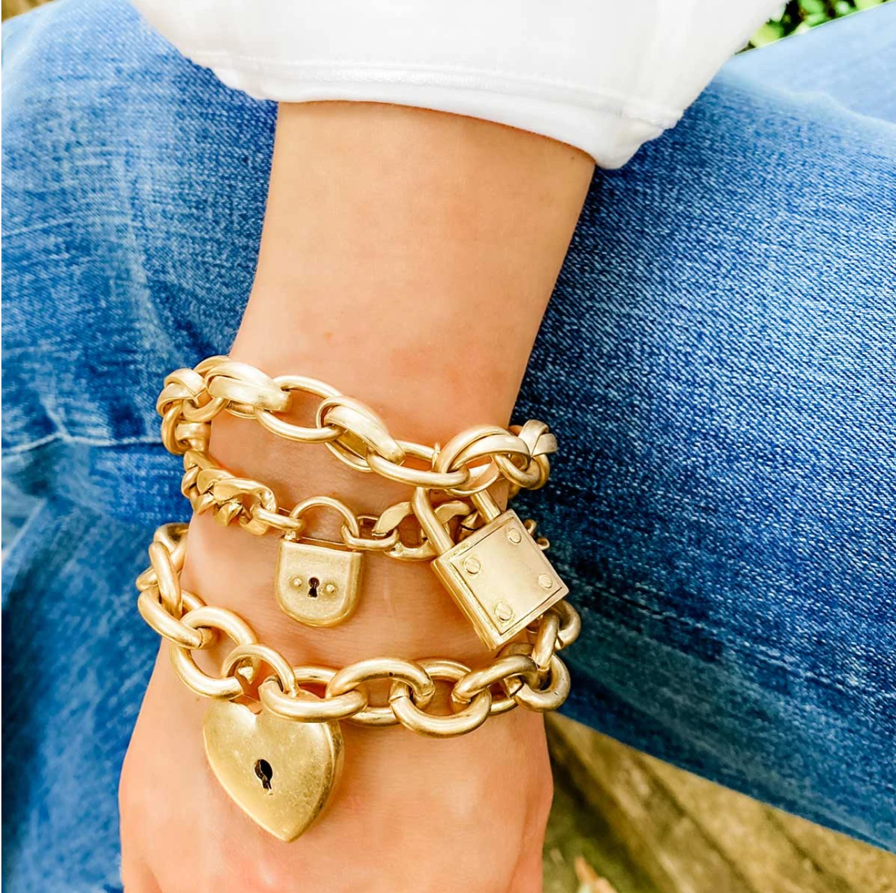 Madison Padlock Chain Bracelet