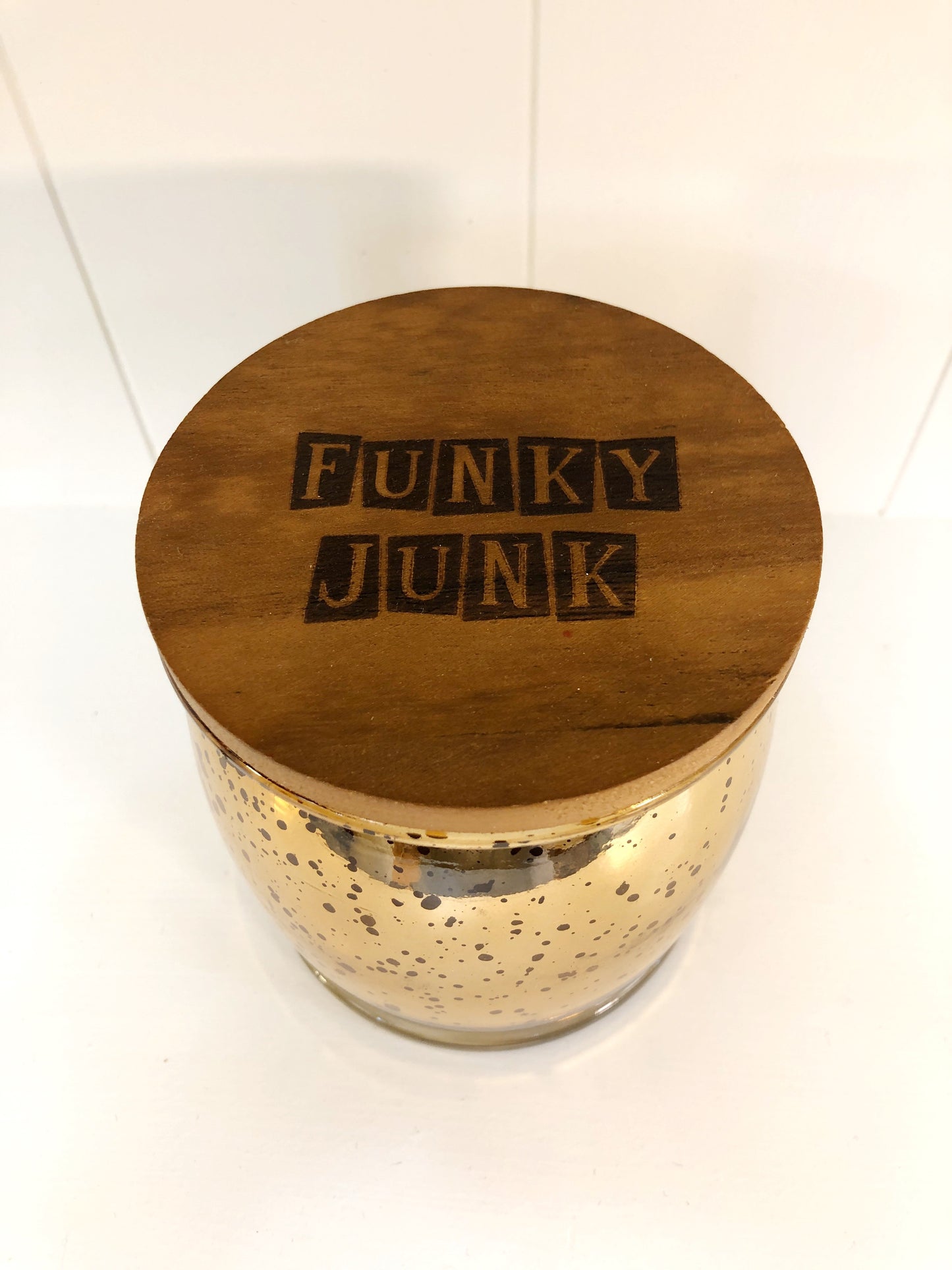 Funky Junk Candle Mercury Barrel Bronze