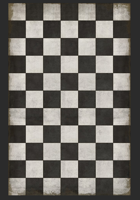 Vintage Vinyl, Pattern 07, Checkered Past, 70 x 110