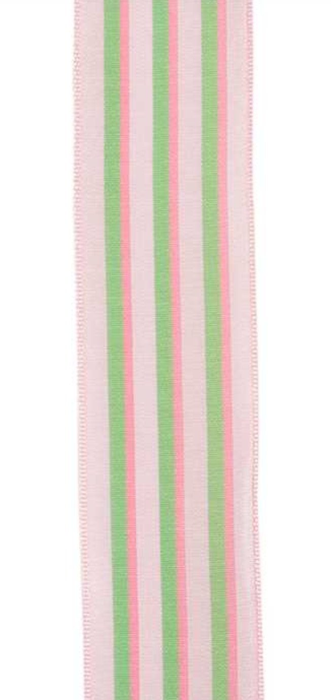 Ribbon Picnic Stripe Pink 1.5"