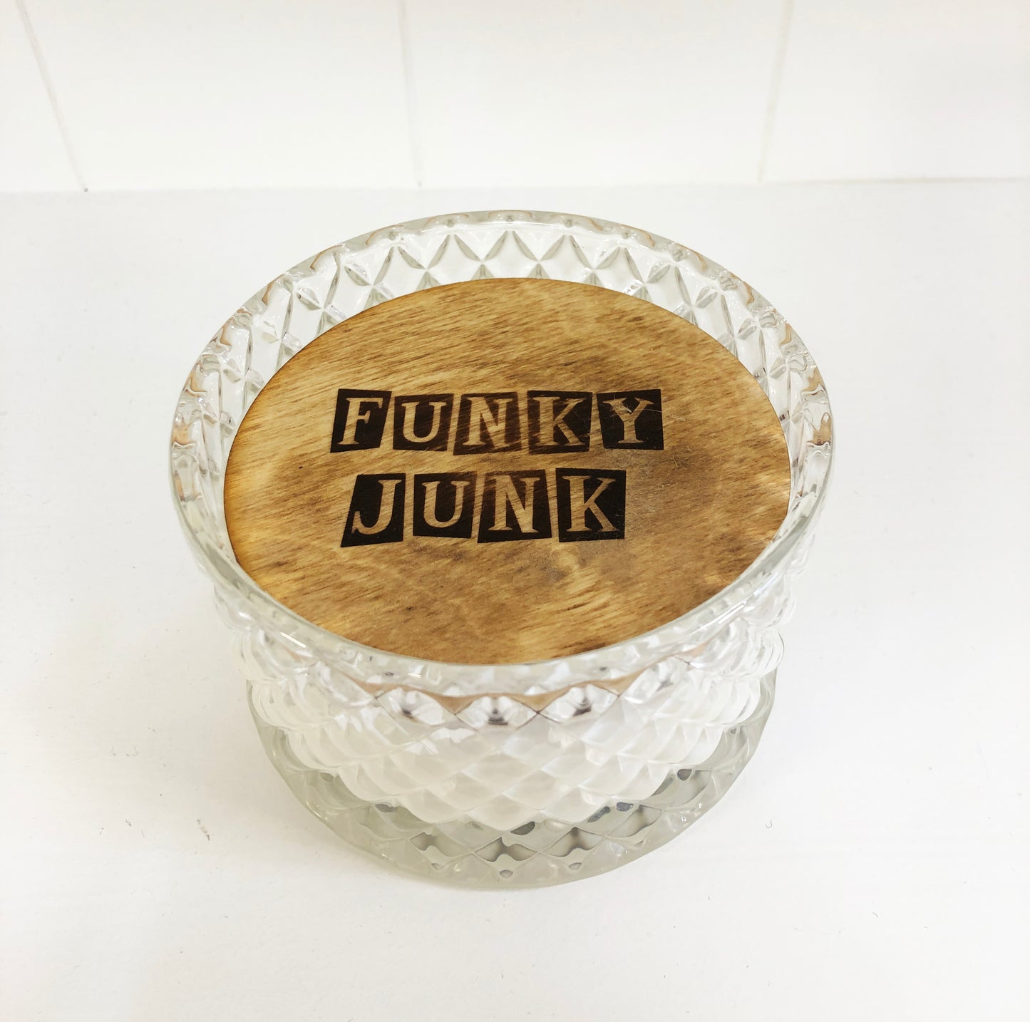 Funky Junk Candle Rebel Clear