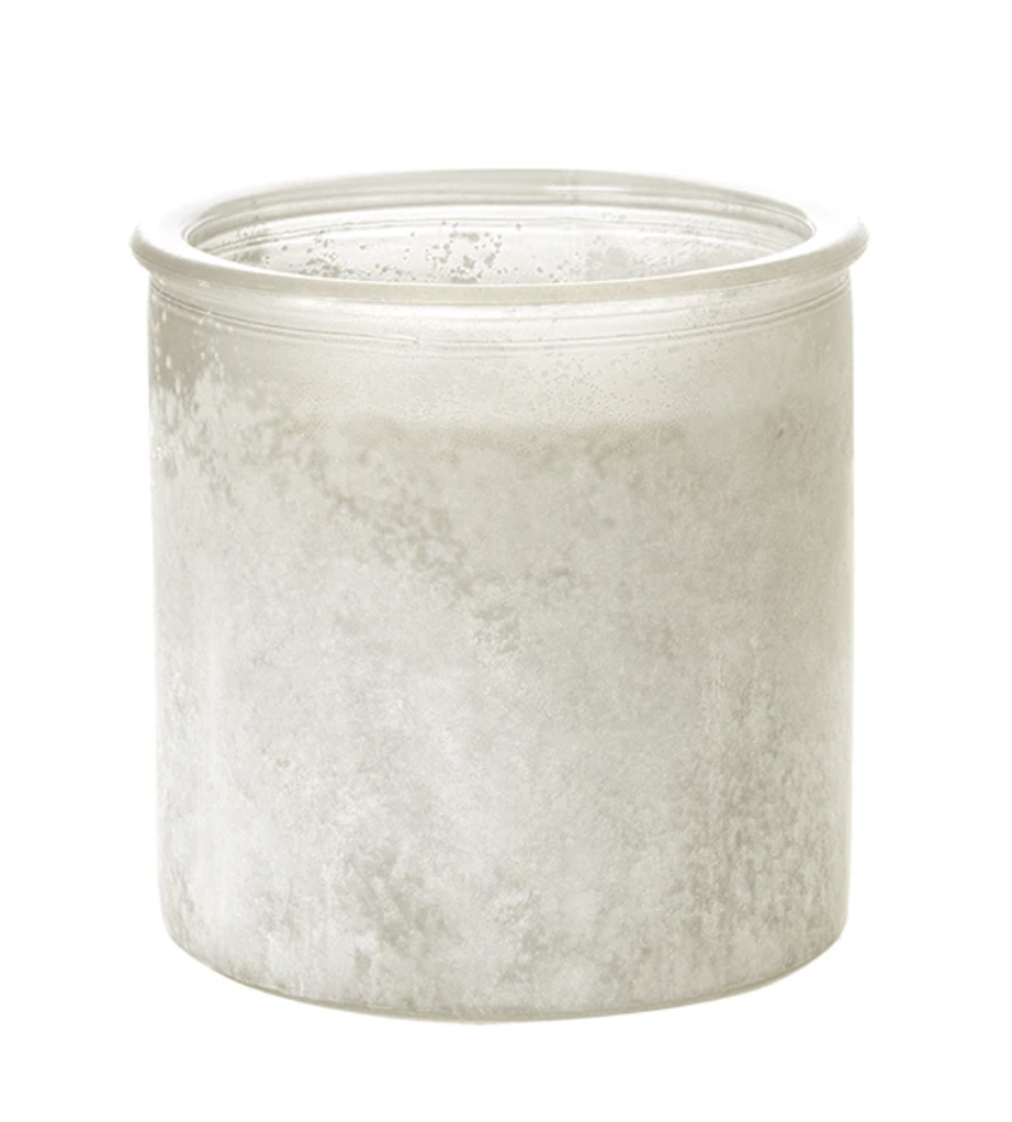 Funky Junk Candle River Rock White