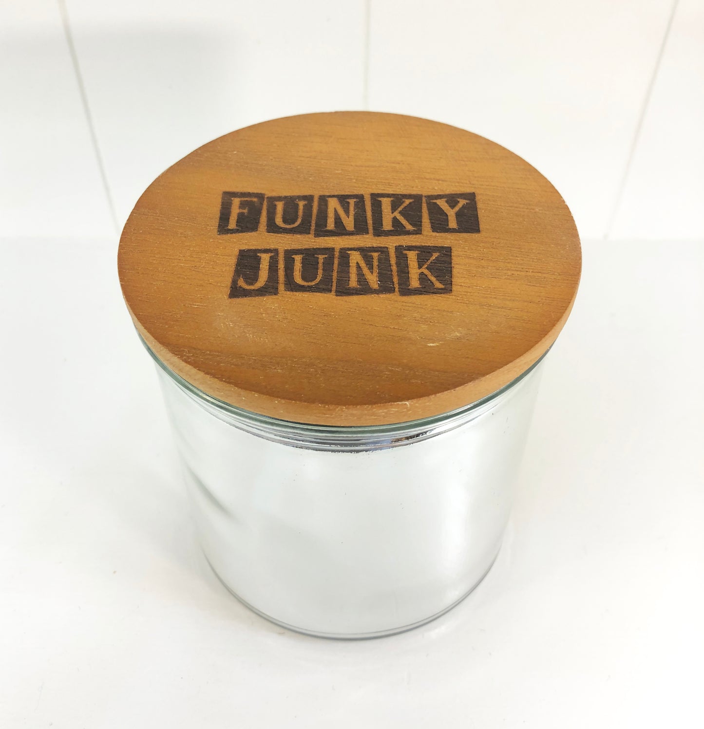 Funky Junk Candle Rockstar Silver