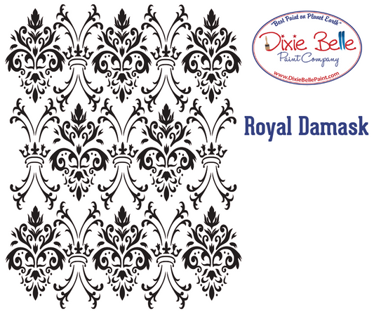 Stencil, Royal Damask