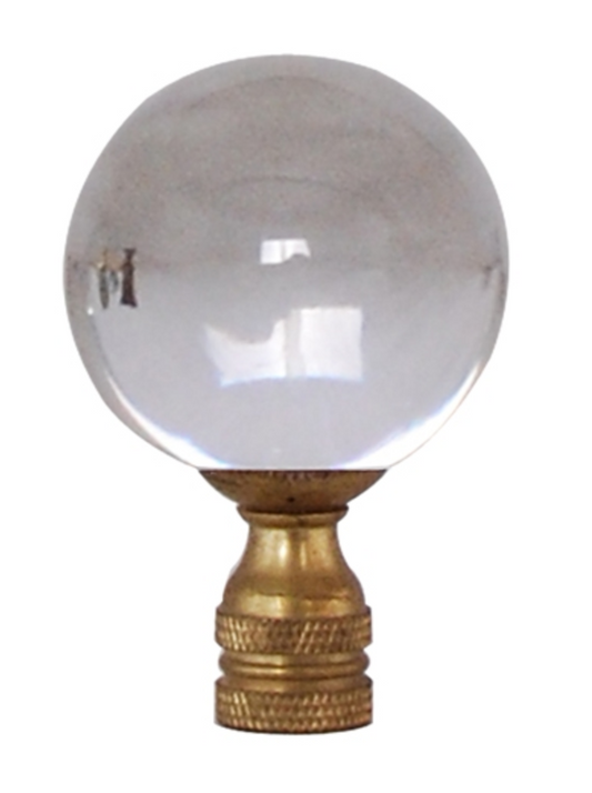 Crystal Ball Lamp Finial
