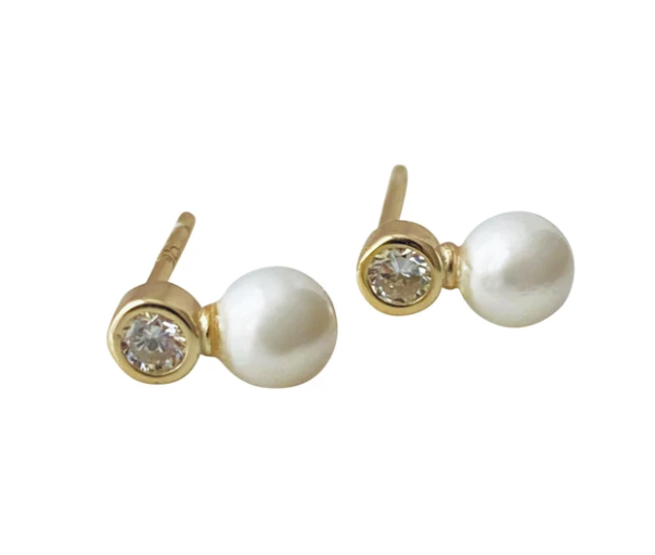 Pearl & Gem Earrings