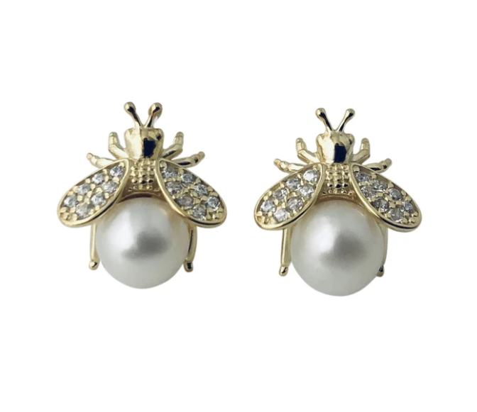 Pearl Bee Earrings