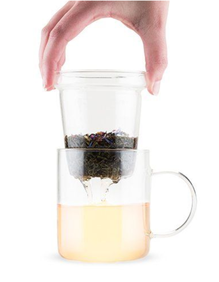 Mug & Tea Infuser Blake Glass